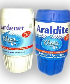 Araldite Klear Fast & Clear Epoxy and Hardener Adhesive 1.8 Kg-Adhesive-Araldite-Helmetdon