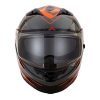 Axor Stealth Crazy Full Face Helmet (Black/Orange, M)-Helmets-AXOR-M-Helmetdon