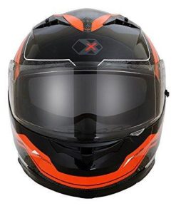 Axor Stealth EXIGE Full Face Helmet (Black/Orange, L)-Helmets-AXOR-L-Helmetdon