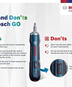 Bosch GO 3.6V Push to Start Screwdriver Set (33-Pieces Bit Set)-Home Improvement-Bosch-Helmetdon