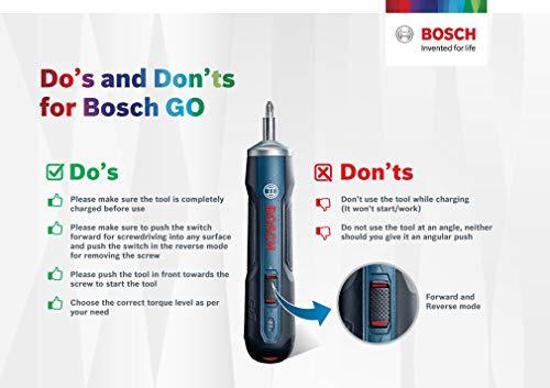 Bosch GO 3.6V Push to Start Screwdriver Set (33-Pieces Bit Set)-Home Improvement-Bosch-Helmetdon