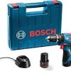 Bosch GSB 120LI Plastic Cordless Impact Drill Kit (Blue)-Home Improvement-Bosch-Helmetdon