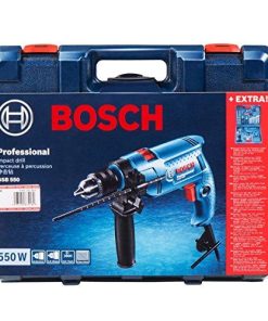 Bosch Mechanic Kit GSB 550-Watt Impact Drill Kit (Blue Range, 122-Pieces)-Home Improvement-Bosch-Helmetdon
