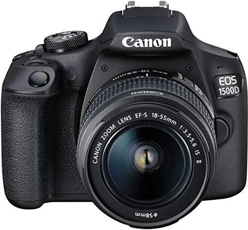 Canon EOS 1500D Digital SLR Camera (Black) with EF S18-55 is II Lens/Camera Case-CE-Canon-Helmetdon