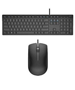 Dell USB Wired Keyboard & Mouse Combo(Black) KB216+MS116-Personal Computer-Dell-Helmetdon