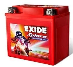 EXIDE BATERYS IN RED COLOUR XLTZ5-Automotive Parts and Accessories-Exide-Helmetdon