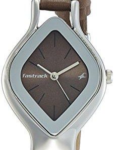 Fastrack Analog Brown Dial Women's Watch-NK6109SL02-Watch-Fastrack-Helmetdon