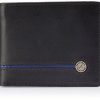 Fastrack Black and Blue Men's Wallet (C0368LBK01)-Luggage-Fastrack-Helmetdon