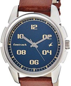 Fastrack Casual Analog Blue Dial Men's Watch -NK3124SL02-Watch-Fastrack-Helmetdon