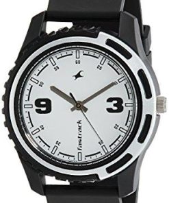 Fastrack Casual Analog White Dial Men's Watch -NJ3114PP01C-Watch-Fastrack-Helmetdon