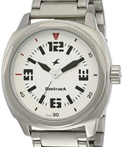 Fastrack His and Her Upgrade Analog White Dial Men's Watch-NK3076SM03-Watch-Fastrack-Helmetdon