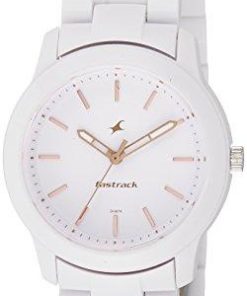 Fastrack Trendies Analog White Dial Women's Watch-68006PP02-Watch-Fastrack-Helmetdon