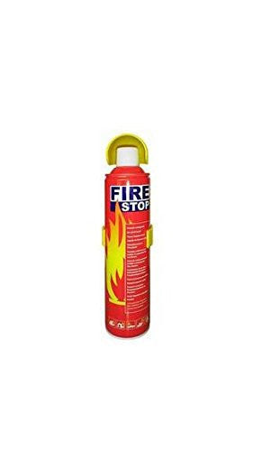 Fire Stop Car Fire Extinguisher with Stand (400-500 ml)-car care-Aditya-Helmetdon