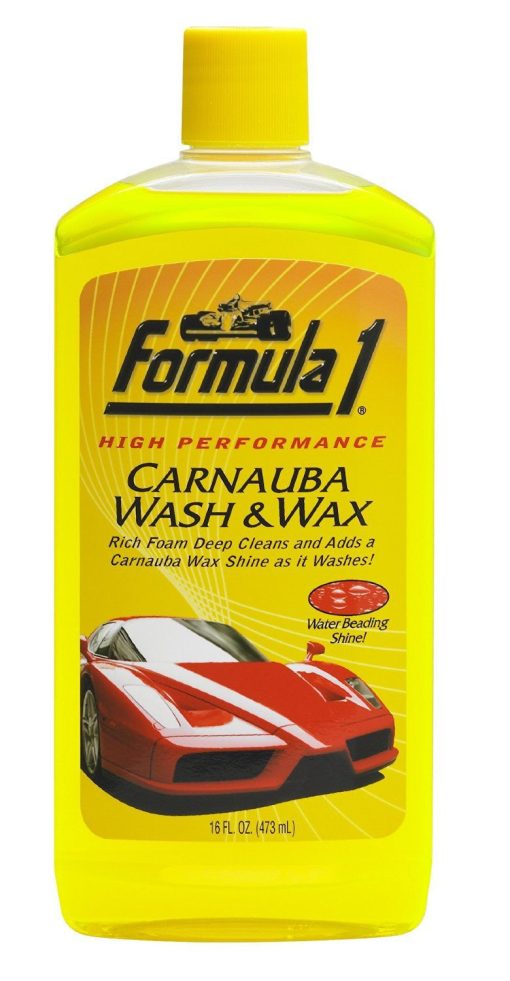 Formula 1 Carnauba Wash and Wax Shampoo (473 ml)-Wash & Wax-Formula 1-Helmetdon
