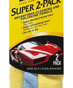 Formula 1 Super Microfiber Cloth (Pack of 2)-Bike Care-Formula 1-Helmetdon