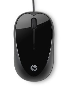 HP X1000 Wired Mouse (Black/Grey)-Computers and Accessories-HP-Helmetdon