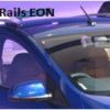 Kardzine Roof Rails For Hyundai EON (Painted Black & silver)-car accessories-kardzine-Helmetdon