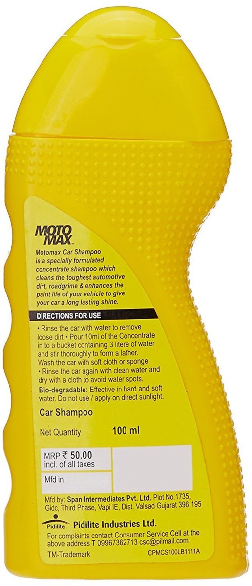 Motomax Car Shampoo (100 ml)-Motomax-Helmetdon