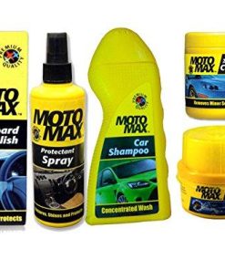 Motomax Gliding Wheels Car Cleaning Kit (8x18x20cm)-Automotive Parts and Accessories-Motomax-Helmetdon