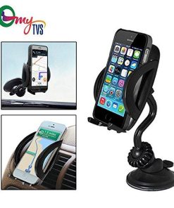 myTVS TMH-24 Car Dashboard, WindScreen & A/c Vent Mobile Phone Holder-mobile holder-myTVS-Helmetdon