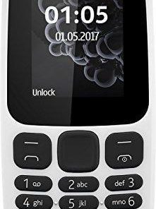 Nokia 105 (Dual SIM, White)-Mobile Phone-Nokia-Helmetdon