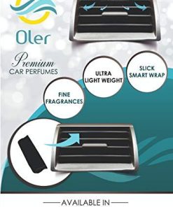 Oler Car Perfume - Aqua (Pack of 3)-Car Perfumes-Oler-Helmetdon