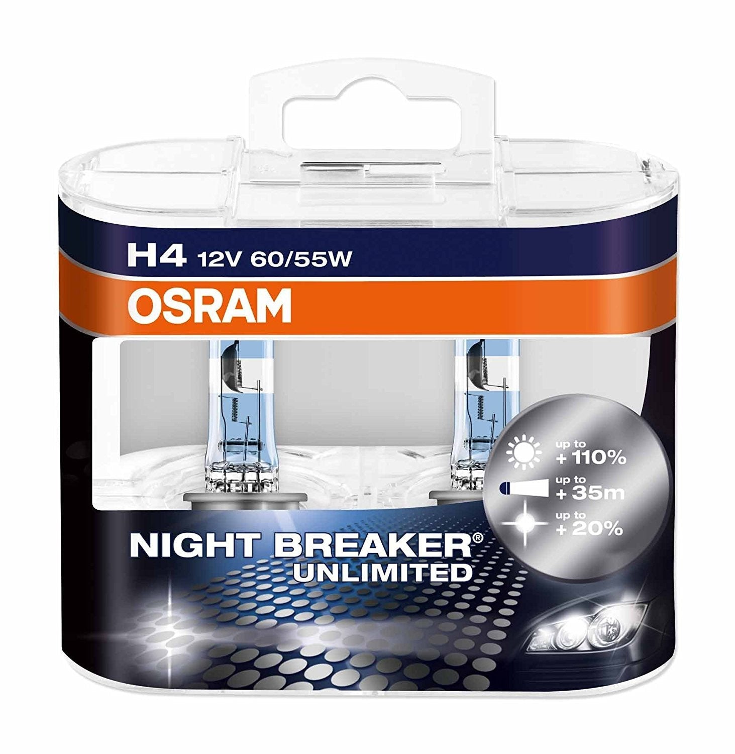 Osram H4 P64193 Night Breaker Laser Duo Box (12V, 60/55W) - Shop online at  low price for Osram H4 P64193 Night Breaker Laser Duo Box (12V, 60/55W) at