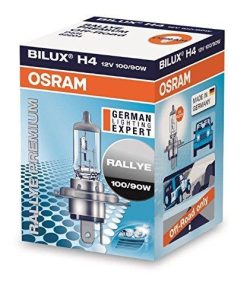 Osram Rallye H4 Halogen 62204 Exterior Headlight Bulb (12V, 100/90W)-Bulbs-Osram-Helmetdon