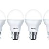 Philips Base B22 9-Watt LED Bulb - Pack of 4-Lighting-Philips-Helmetdon