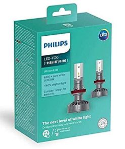 PHILIPS H8/H11/H16 Ultinon LED Fog Lamp (Set of 2)-Bulbs-Philips-Helmetdon