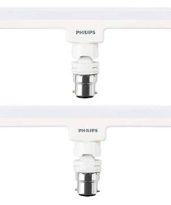 Philips T Bulb 10 Watt Base B22 LED Bulb (Pack of 2, Cool Day Light)-Lighting-Philips-Helmetdon