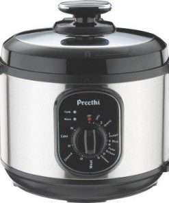 Preethi Aluminium 5 L Twist Electric Rice Cooker-Kitchen-Preethi-Helmetdon