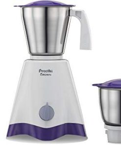 Preethi Crown MG-205 500-Watt Mixer Grinder (White/Purple)-Kitchen-Preethi-Helmetdon