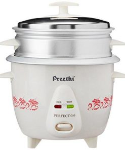 Preethi Perfect Wonder 0.6-Litre 300-Watt Rice Cooker-Kitchen-Preethi-Helmetdon