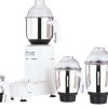 Preethi Plastic Eco Plus 4 Jar Mixer Grinder 110 Volts (White)-Kitchen-Preethi-Helmetdon