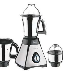 Preethi Steele MG 206 110 V, 550-Watt Mixer Grinder (Silver/Black)-Kitchen-Preethi-Helmetdon