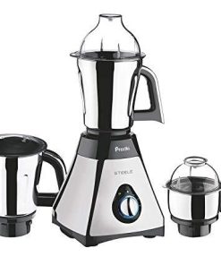Preethi Steele Mixer Grinder with Turbo Vent and Improved Couplers-Beauty-Preethi-Helmetdon