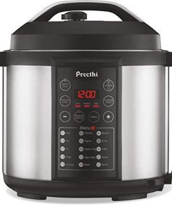 Preethi Touch EPC005 6-Liter Electric Pressure Cooker (Black)-Kitchen-Preethi-Helmetdon