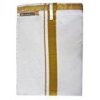Ramraj Men's Cotton Pocket Dothi (White, 36-38)-Apparel-Ramraj-Helmetdon
