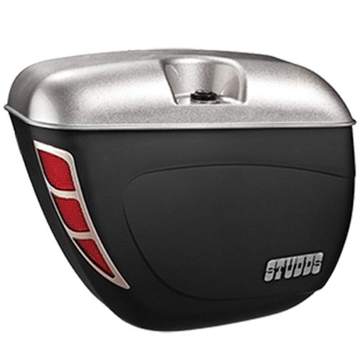 Safari Box With Main Frame With Universal Fitment Clamps (Silver Grey)-Studds Box-Studds-4.7-Helmetdon