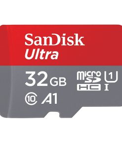 SanDisk Ultra A1 - 32GB Class 10 Ultra MicroSD UHS-I Card with Adapter - SDSQUAR-32G-GN6MA-Electronics-Sandisk-Helmetdon