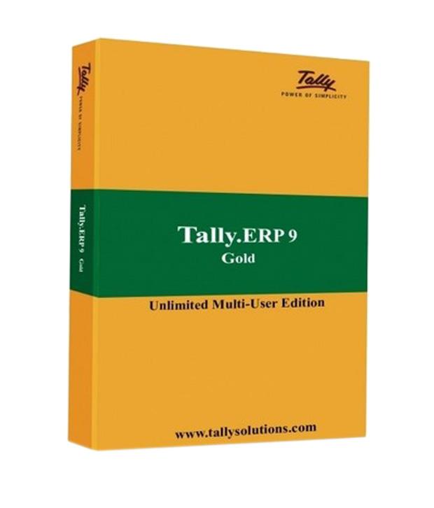 Tally ERP 9 Gold GST Ready (Multi User) PC Software ( GST Invoice with Input Tax Credit )