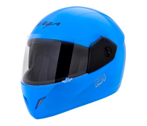 Vega Buds Junior Full Face Helmet for Kids-Helmets-Vega-50-54 CM Kids-M Blue-Helmetdon