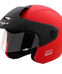 Vega Buds Junior Open Face Helmet for Kids-Helmets-Vega-50-54 CM Kids-Dull Red-Helmetdon