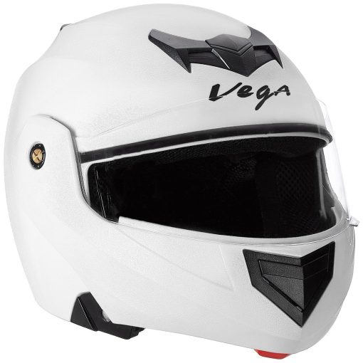 Vega Crux Flip-up Helmet White-Helmets-Vega-M (Head Size 57 to 59 cm)-White-Helmetdon