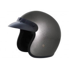 Vega Jet Open Face Helmet-Helmets-Vega-M (Head Size 57 to 59 cm)-Anthracite-Helmetdon