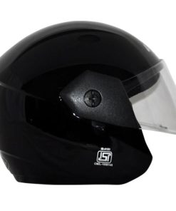 Vega Ridge Open Face Helmet-Helmets-Vega-M (Head Size 57 to 59 cm)-Black-Helmetdon