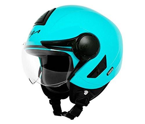 Vega Verve Open Face Helmet For Ladies-Helmets-Vega-S (Head Size 55 to 57 cm)-Mint-Helmetdon