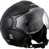 Vega Verve Open Face Helmet (Women's, Dull Black, M)-Automotive Parts and Accessories-Vega-Helmetdon